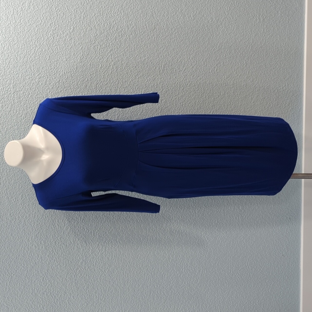 Isabella Oliver Maternity Dress in Blue